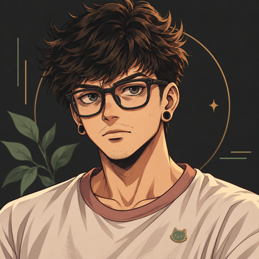 Anime-inspired illustrated portrait of Zayn
